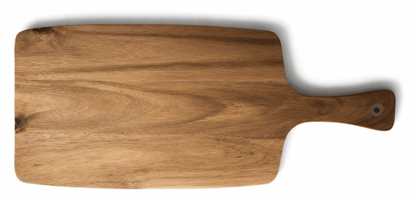 Akazienholz Servierbrett Pizzabrett mit Gravur